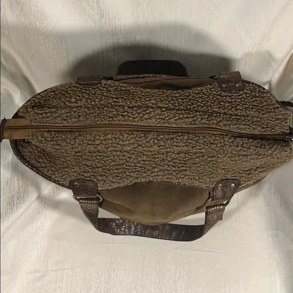 Vintage Suede Bohemian Style Handbag